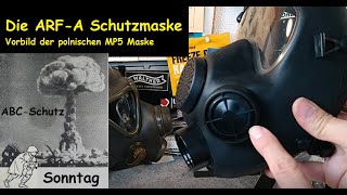 Die ABC-Schutzmaske ARF-A aus Frankreich /Vorbild der polnischen MP5 Gasmaske