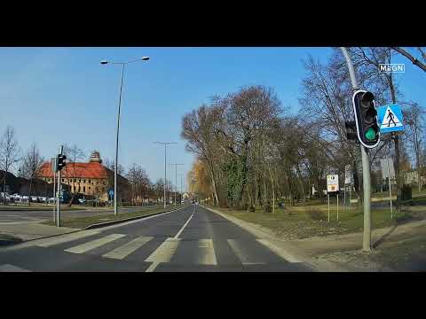 Przejazd przez miasto Żary