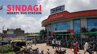 Sindagi NEKRTC Bus Station Vijayapura District Nor