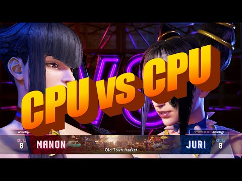 Over 3 Hours of Street Fighter 6 - CPU vs CPU