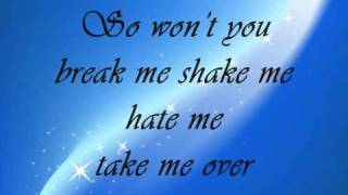 Break me shake me - Savage Garden (with lyrics on screen).