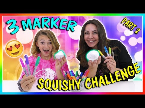 , title : '3 MARKER SQUISHY CHALLENGE | PASS OR FAIL? | We Are The Davises'