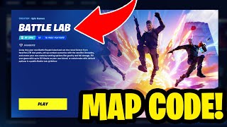How To Play BATTLE LAB in Fortnite! (Battle Lab Map Code)