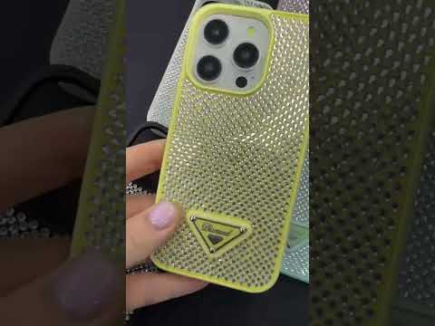 Чехол iPhone 13 Pro \ Противоударный \ Камни Swarovski Diamond \ С блестками \ (черный) - фото 1 - id-p2293064711