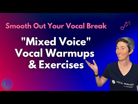 Mixed Voice Vocal Warmups and Exercises | Fix Vocal Break | Passaggio Exercises