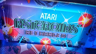Atari & Alan-1's Asteroids Recharged Cabinet IN ACTION @ Midwest Gaming Classic