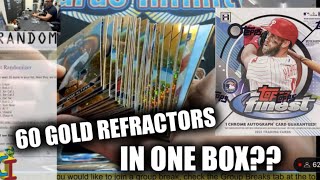 TOPPS PUT 60 GOLD REFRACTORS INTO ONE BOX OF 2023 TOPPS FINEST - HOT BOX - Chris from CardsInfinity