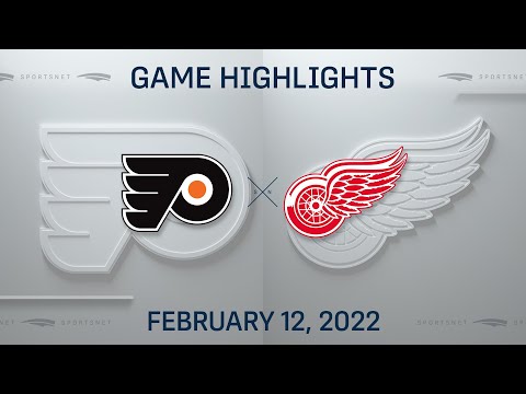NHL Highlights | Flyers vs. Red Wings - Feb. 12, 2022