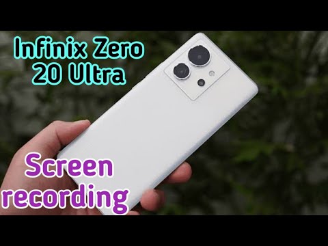 How To Record Screen Infinix Zero 20 Ultra, Screen Recording Setting , Screen Recording Infinix