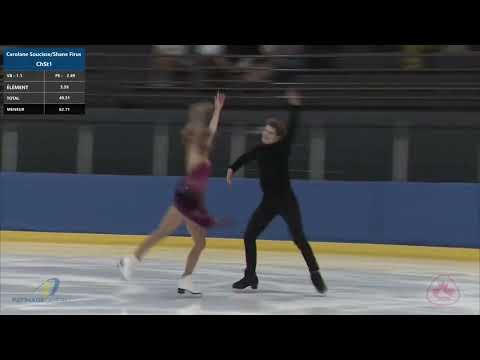 Championnats Québécois D’ete 2022. Senior FD. Carolane Soucisse/ Shane Firus