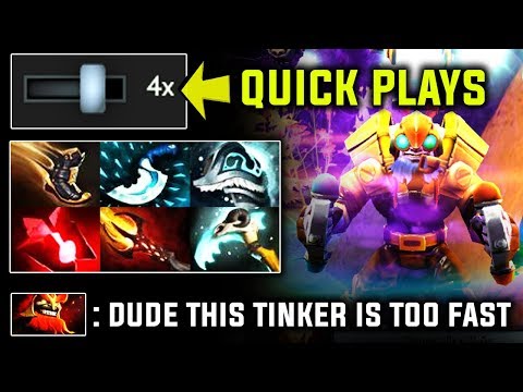 His Plays Are Too Damn Fast You Feel Like Video is On 4x Forward - Radical Crazy Tinker Dota 2