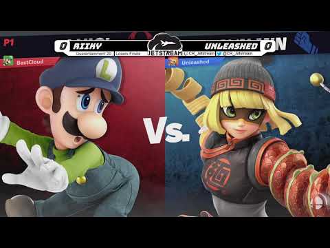 Quarantainment 20 Losers Finals - Unleashed (Min Min) Vs. RiiKy (Luigi) Smash Ultimate - SSBU