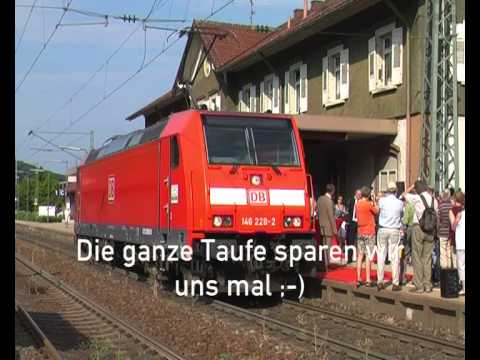 Loktaufe von 146 228-2 "St.Georgen (Schwarzw)" am 11.Juli 2010