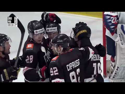 Optibet Hokeja līga: HK Prizma - Dinamo Rīga (Spēles labākie momenti 15.10.2022)