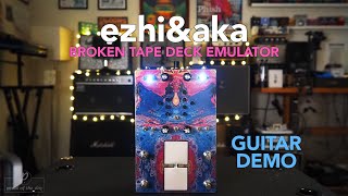 Video thumbnail for ezhi&aka // Double Tape T Broken Tape Deck Emulator (Stereo Guitar Demo) by Pedal of the Day