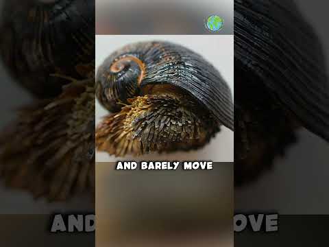 Volcanic Snail are Metal #shorts #nature #interestingfacts