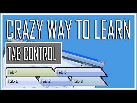 Visual Basic Beginner Lesson 10 - Working with TabControl (Crazy Tutorial)