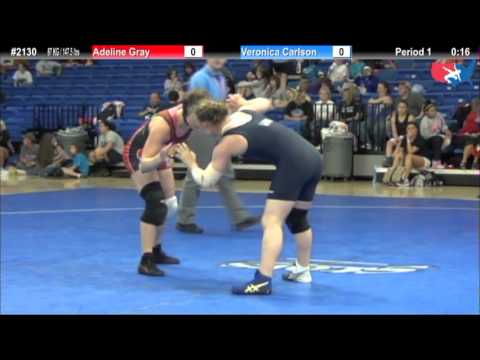 WM 67 KG - 1st - Adeline Gray (NYAC) vs. Veronica Carlson (NYAC)