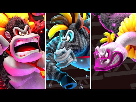 Donkey Kong Bananza - All DK Transformations