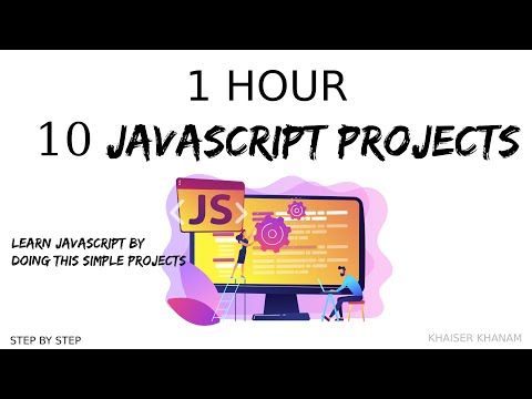 10 JAVASCRIPT PROJECTS in 1 hour :) || HTML || CSS || SIMPLE(BEGINNER LEVEL)
