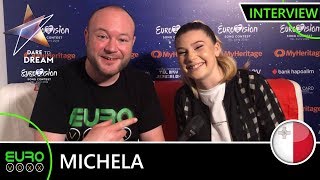 MALTA EUROVISION 2019: Michela Pace - 'Chameleon' (INTERVIEW) | Tel Aviv 2019