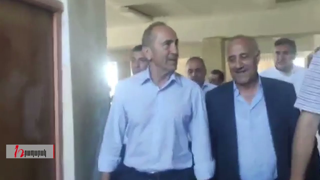 Քոչարյանը ժամանեց Աշոցք