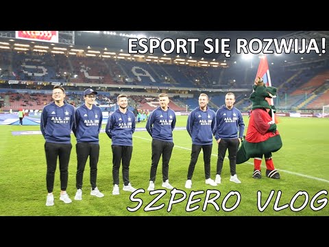 Drużyna esportowa zaprezentowana na stadionie piłkarskim! | SZPERO VLOG