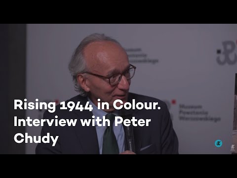 Colorized photos. Rising 1944 in Colour - interview with Peter Chudy (polskie napisy)
