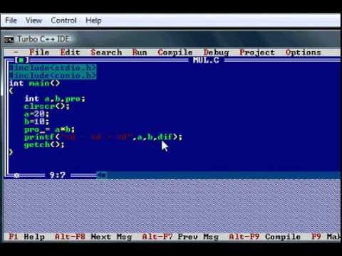 C Programming Tutorial 9   Multiplication & Division