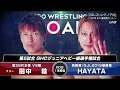 NOAH Minoru Tanaka Vs HAYATA