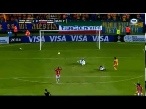 Tigres 3 x 1 Internacional - Libertadores 2015 - Gol de GEFERSON - Contra