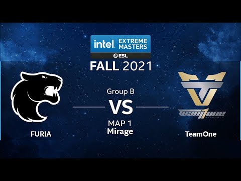 CS:GO - FURIA vs. TeamOne [Mirage] Map 1 - IEM Fall 2021 - Group B - NA
