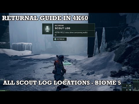 Returnal Guide - All Scout Log Locations in Fractured Wastes (Biome 5) | 4K60, PlayStation 5