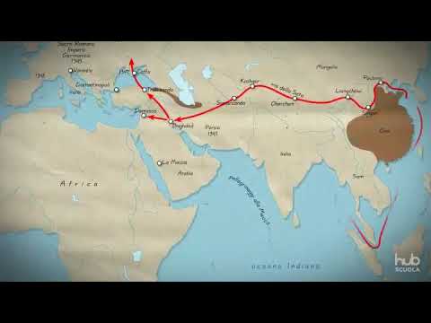 Carta animata - La diffusione della peste nel Trecento