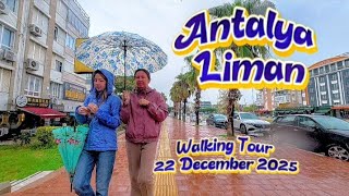 Antalya Konyaaltı Liman mahallesi Walking Tour 22 Dec 2025 #antalya #l
