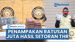Penampakan Tumpukan Uang Ratusan Juta Hasil Sitaan Kasus Korupsi Bupati Cilacap terkait Setoran THR