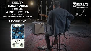 Video thumbnail for Keeley Electronics Presents: Artist Series Ariel Posen HYDRA Stereo Reverb & Tremolo - 2nd Run Demo by Keeley Electronics