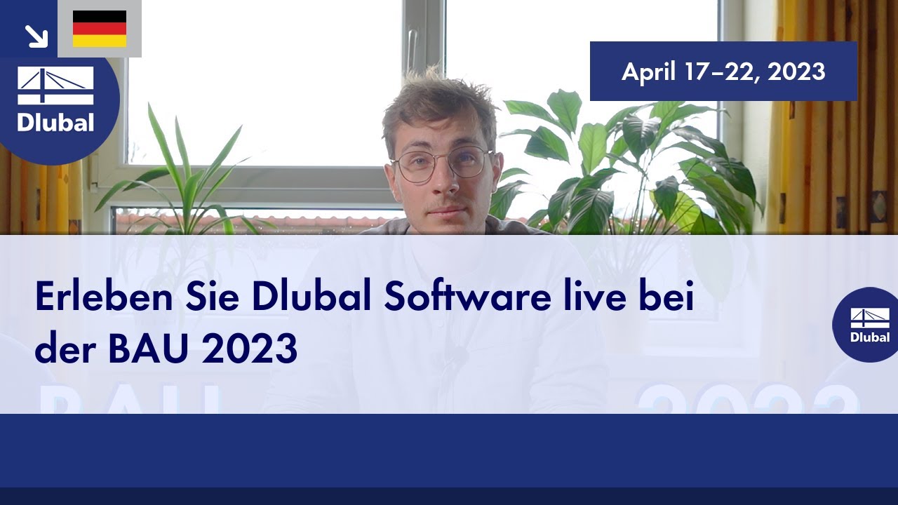 Erleben Sie Dlubal Software live bei der BAU 2023