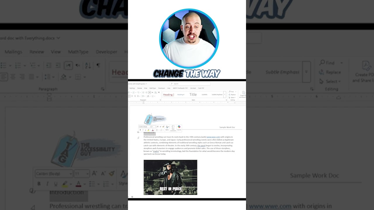Word Styles Title To H1 Upgrade | Microsoft Word to PDF Conversion