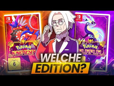 Pokemon Karmesin oder Purpur - Welche Edition solltest du dir kaufen?