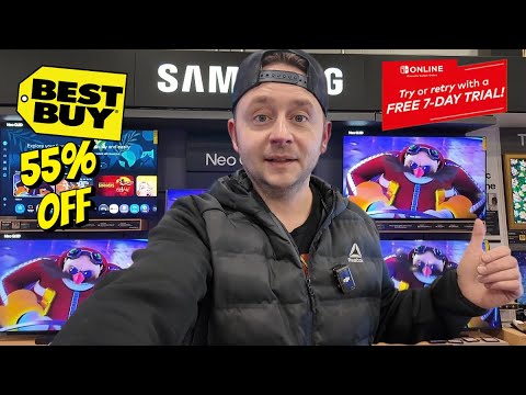Best Buy’s 55% Off Winter Sale, $100 Off PS5 + FREE Nintendo Switch Online 