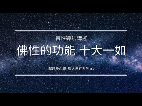 佛性的功能 十大一如