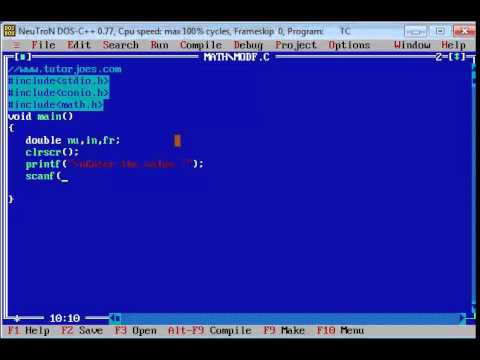 Basic Program In C In Tamil