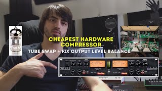 Video thumbnail for Cheapest Hardware Compressor MOD? - ART Pro VLA II Tube Swap + Match Output Levels by Claritone Audio