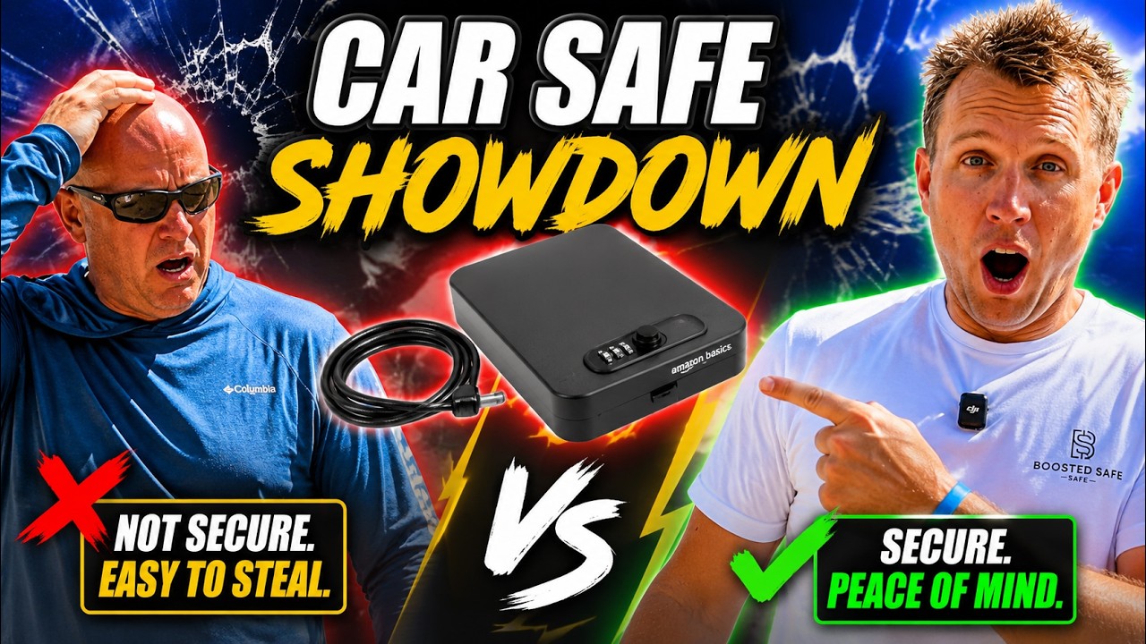 Amazon Basics car safe setup pull test and fit check video