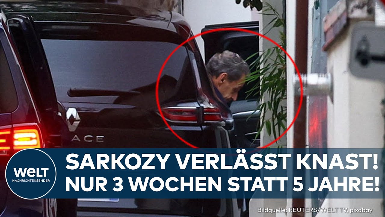 PARIS: „Ein Albtraum!“ Nach nur drei Wochen! Nicolas Sarkozy verlässt noch heute das Gefängnis!