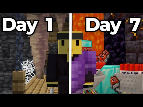 Spending One Week on Minecraft's Greatest SMP...