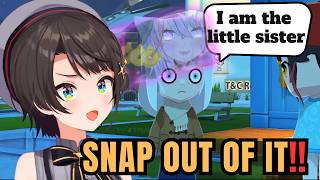 Subaru Can't Believe Fubuki is Brainwashed by Okayu in Tomodachi Life [Hololive]