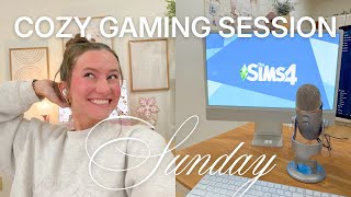 first EVER sunday cozy gaming session!! ☕️ *the sims 4*