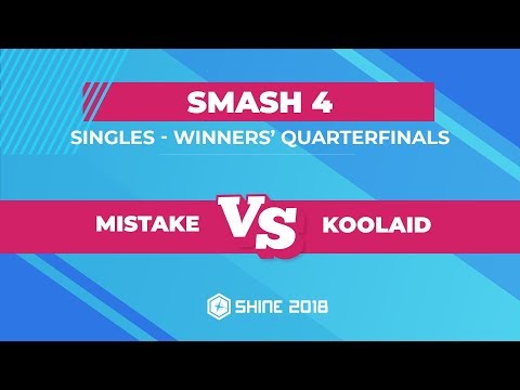 Mistake vs Koolaid - Smash 4 Singles: Winners' Quarterfinals - Shine 2018